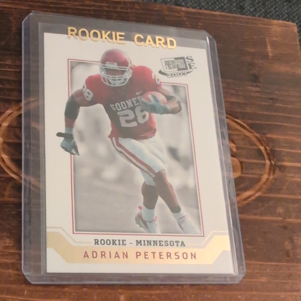 2007 PressPass Adrian Peterson Rookie Card Vikings